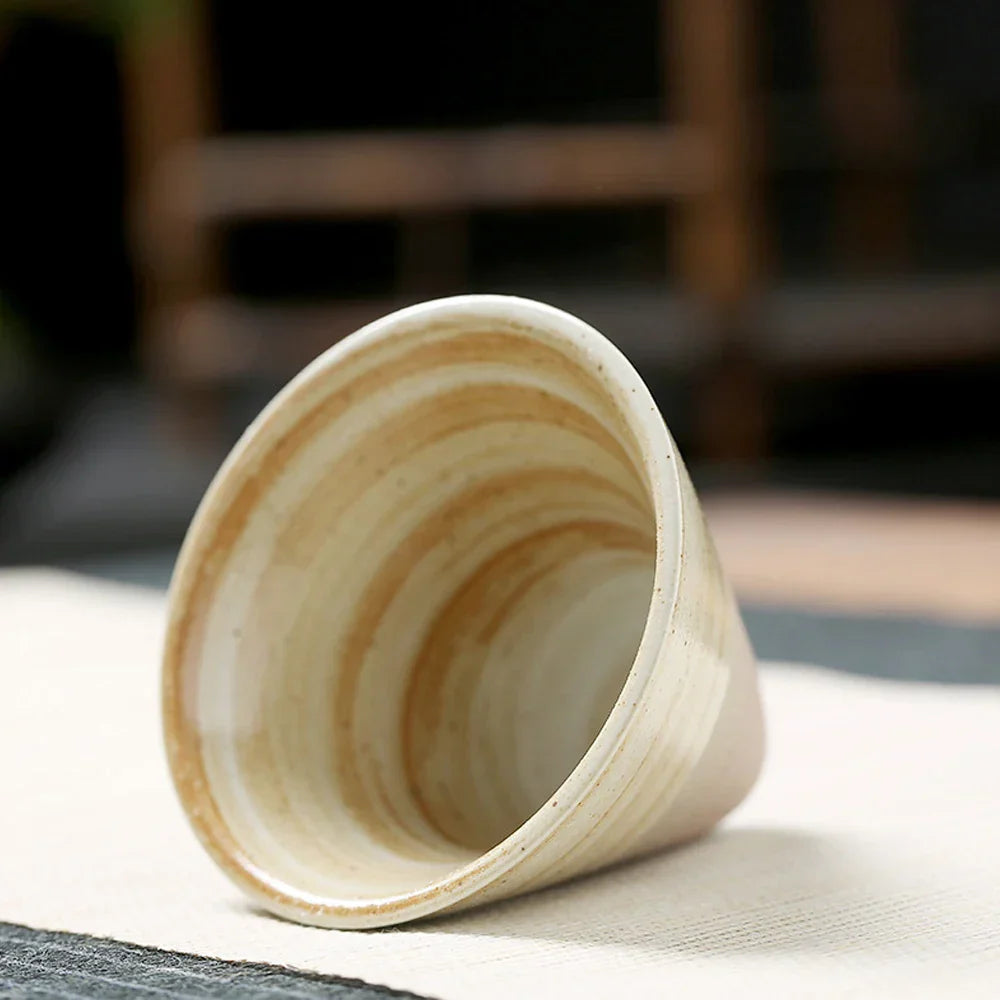 Vivolux | Japanische Kaffeetasse mit Untertasse, 1 Stück, Retro-Keramik-Teetasse, Becher, Latte, Espresso, Pull0, Blumen-Cappuccino, neue Keramiktasse, 100 ml/3,5 oz