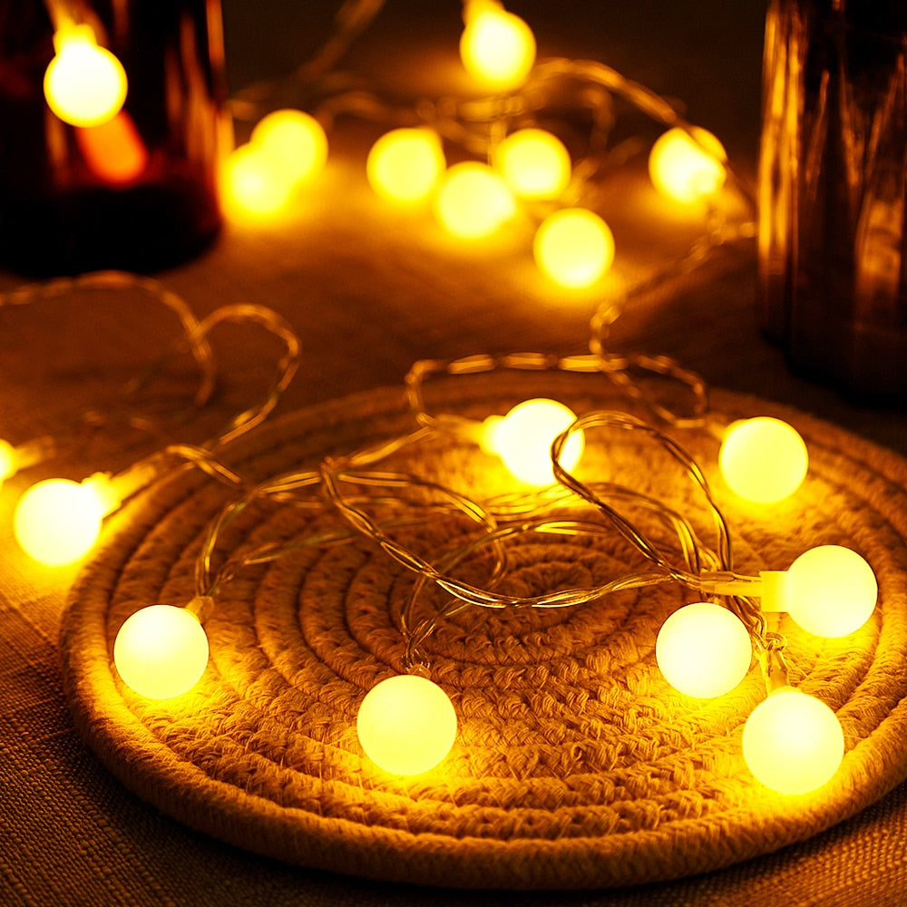 Vivolux | LED Lichterkette Feenblasen Ball Licht Festlich Licht