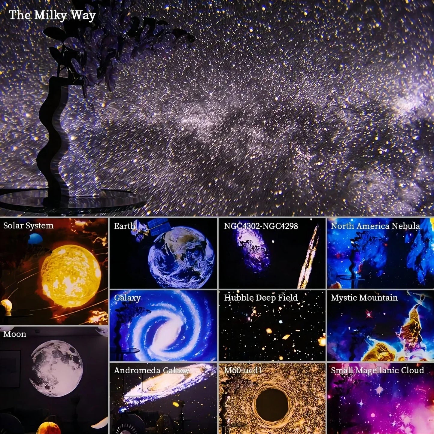 360° Planetariumsprojektor | Verbesserte Entspannung und Stresslinderung