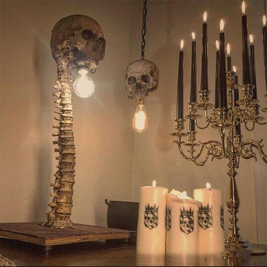 Vivolux | Horror-Skelett mit Wirbelsäulenlampe