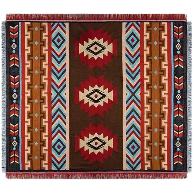 Vivolux | Outdoor Bohemian Picknickdecke - Feuchtigkeitsdichte Camping- und Picknickdecke im ethnischen Stil