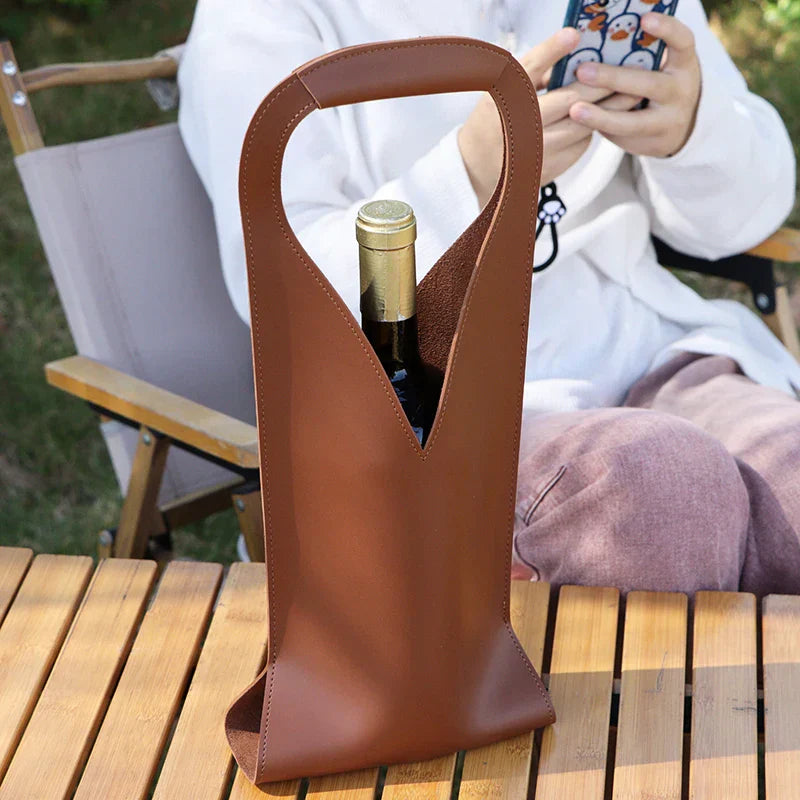 Vivolux | Weinliebhaber Leder Tote