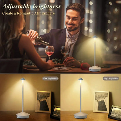 Vivolux | Wiederaufladbare Tischlampe Kreative Esszimmer Touch Led Hotel Bar Kaffee Pina Pro Tischlampe Lampada Da Tavolo Dekorative Schreibtischlampe
