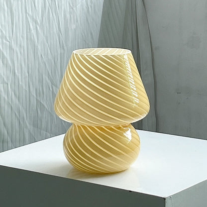Vivolux | LED-Schreibtischlampe in Pilzform aus Glas