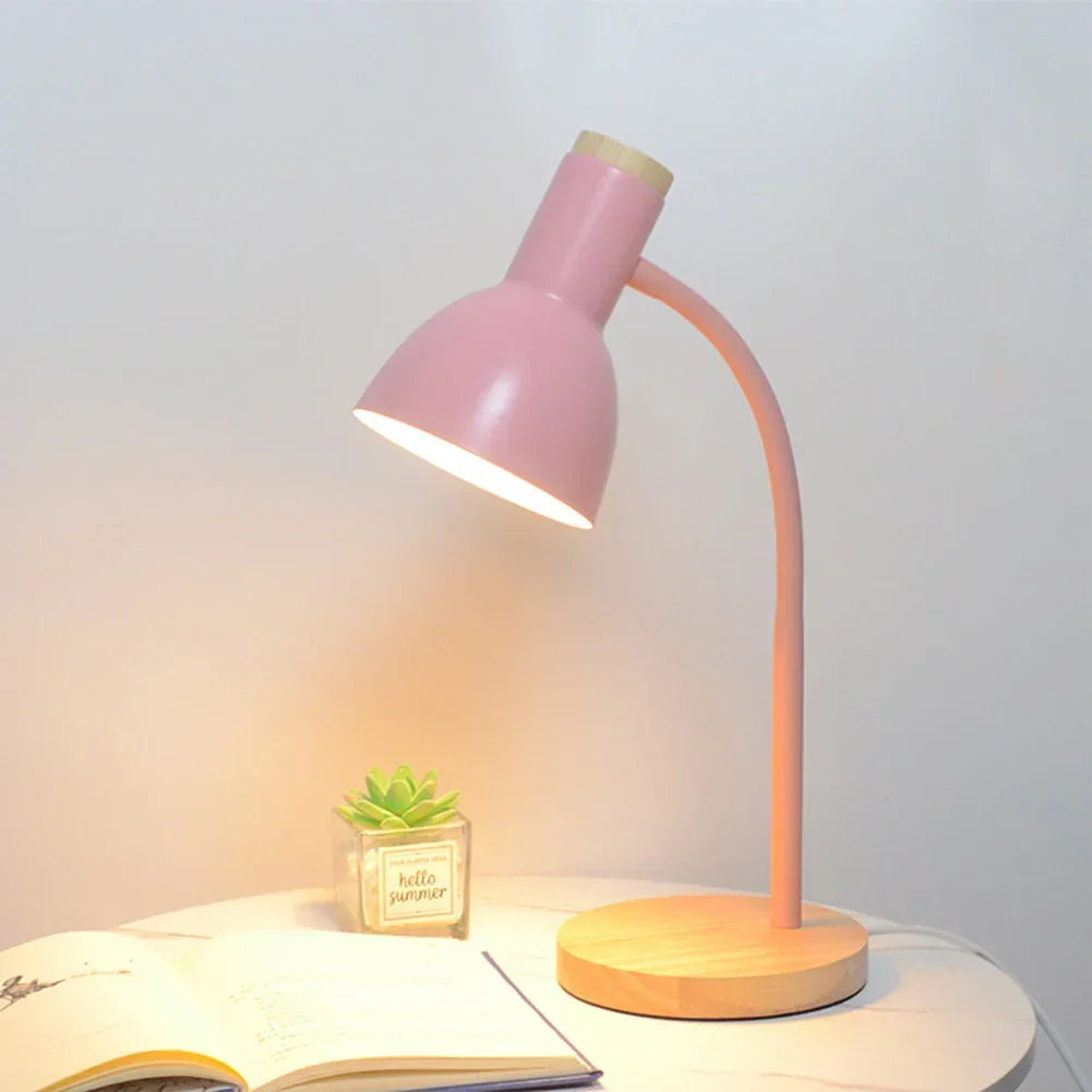 Vivolux | Herbst- und Winterbeleuchtung | Nordic Kreative Holzkunst Eisen LED Schreibtischlampe - Moxie