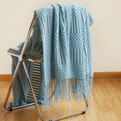 Vivolux | Nordic Style Dick Gestrickte Decke