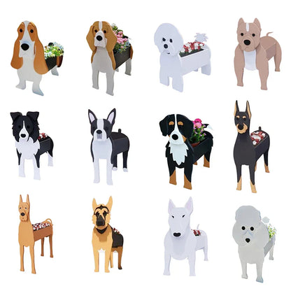 Vivolux | Blumentopf - Pawsome - Hund Pflanzenbehälter - Verschiedene Rassen