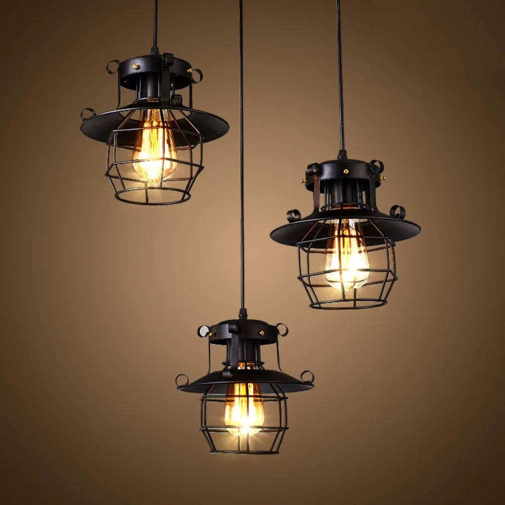 Vivolux | Norah Retro-Industrie-Hängelampe