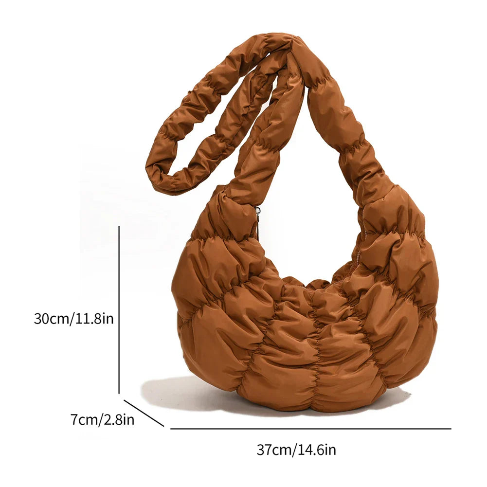 Vivolux | Puff Croissant Schultertasche