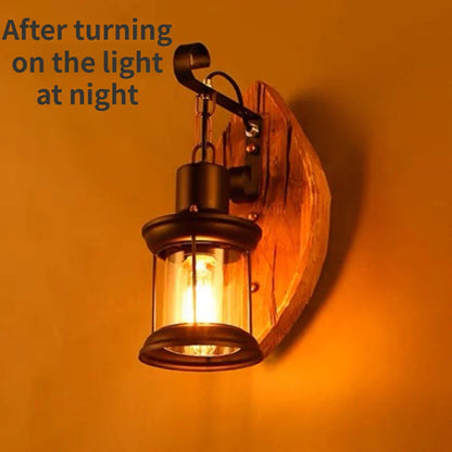 Vivolux | Retro Laternenlampe Industrielle Laternen-Wandleuchte