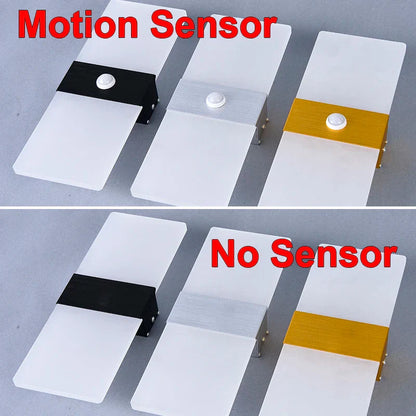 Wandleuchte mit Bewegungsmelder, Zeichnung, Aluminium, Acryl, Dekoration, Beleuchtung, Wandleuchte, Innenbereich, Küche, Schlafzimmer, Flur, Gang