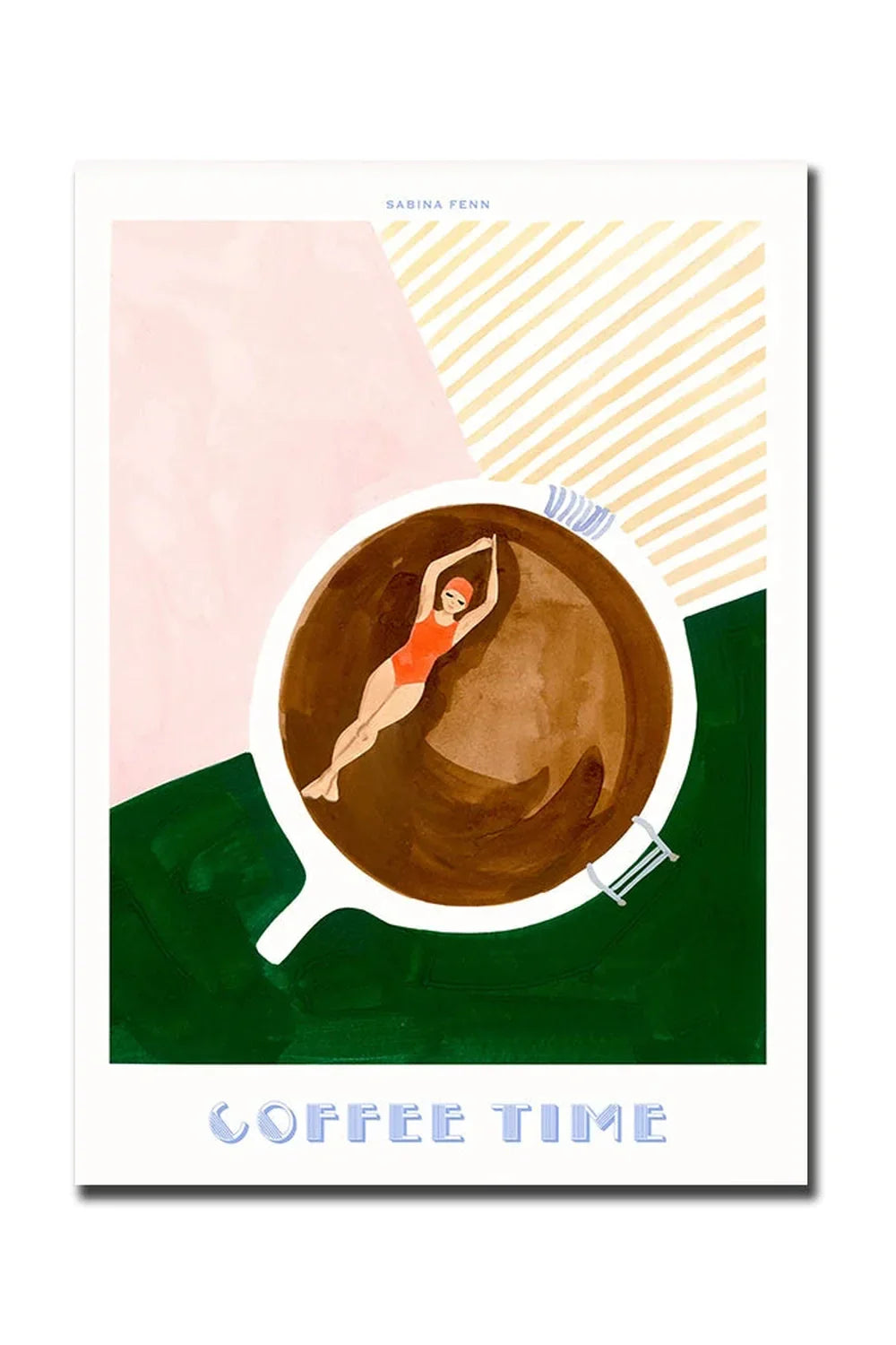 Vivolux | Guten Morgen Kaffee Leinwand Poster