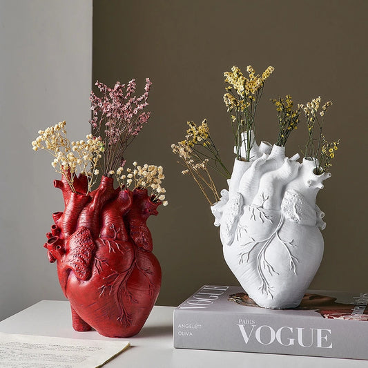Vivolux | Herz Trocken Pflanzen Kunst Vase