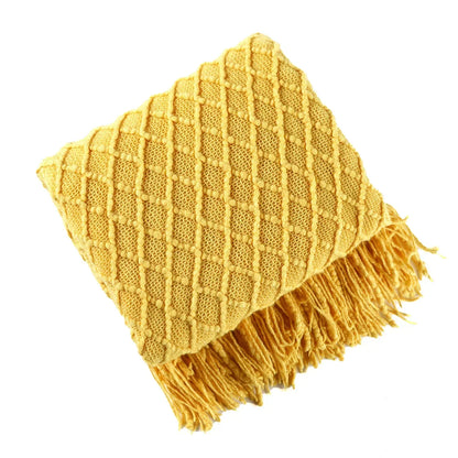Vivolux | Nordic Style Dick Gestrickte Decke