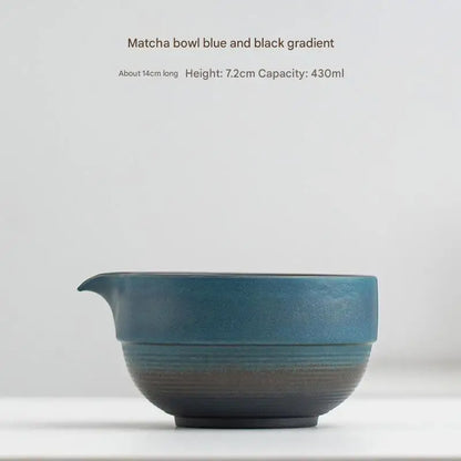 Variant image for Handgefertigte Keramik Teeschale in Grün – Japanische Matcha-Schüssel für authentisches Teeerlebnis-6