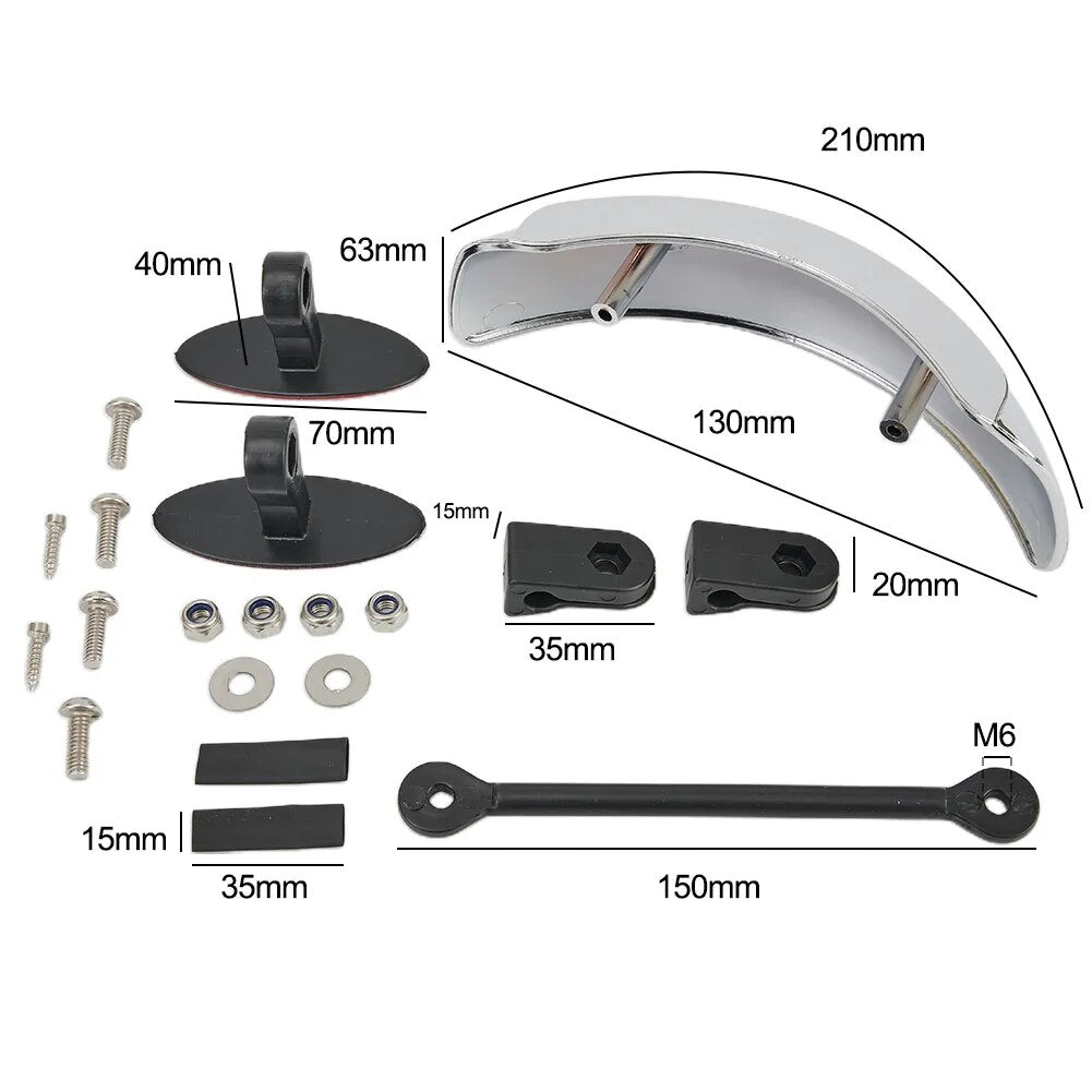 VIvolux | 180 Grad Motorrad Toter Winkel Spiegel