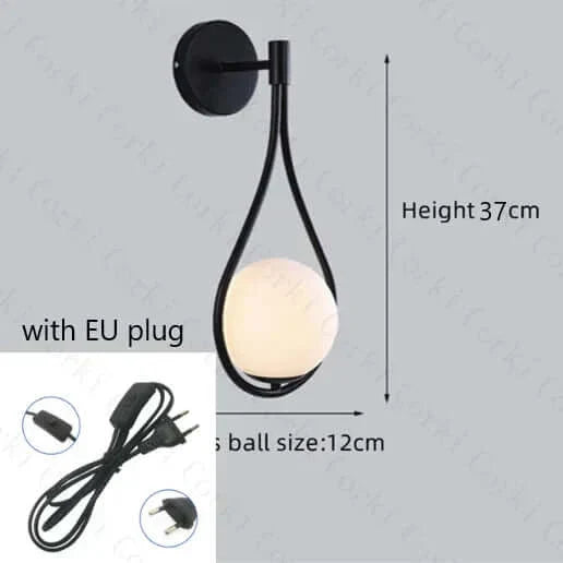 Vivolux | Drop Luxus Glas Ball Wandleuchte