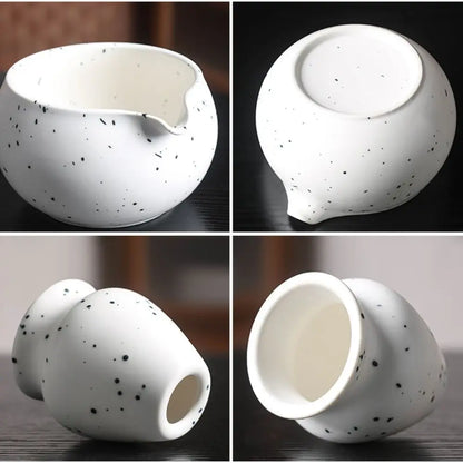 Keramische Matcha-Schüssel mit Ausguss – 13,5 x 7,5 cm, Ideal für die Zubereitung von Matcha-Tee im traditionellen Japanischen Stil-3