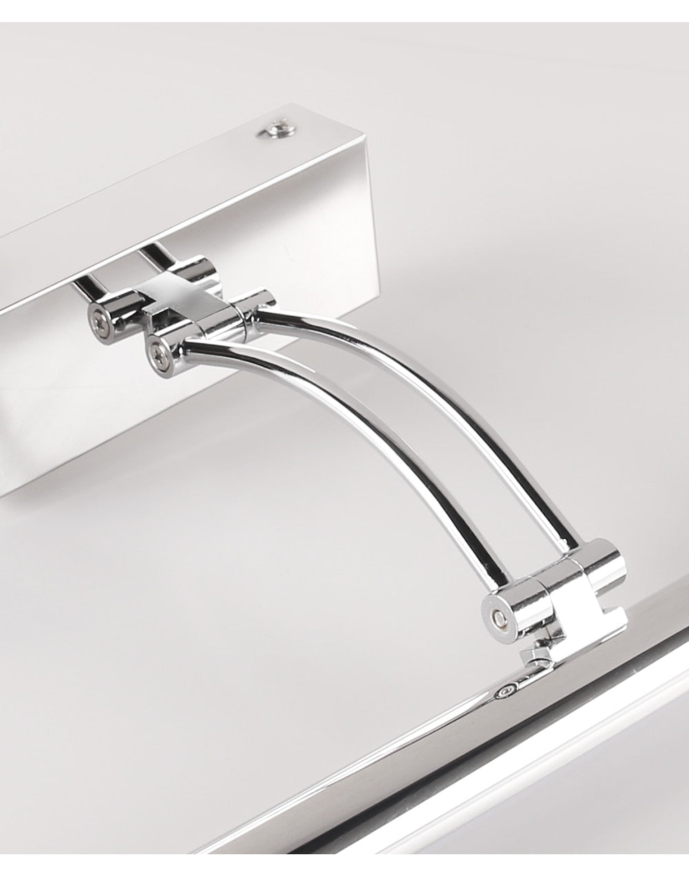 Vivolux | 80-100cm LED Wandlampe - Moderne schwarze/silberne Wandleuchte für das Badezimmer, innen montierte Bildleuchte