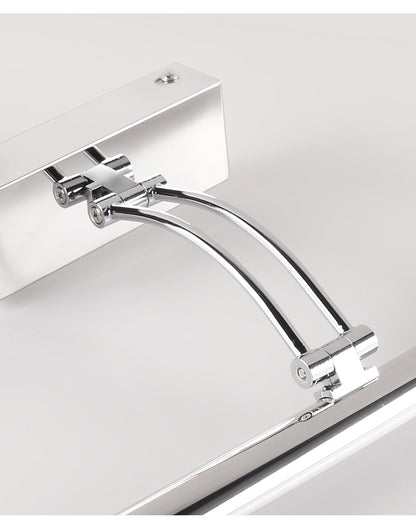 Vivolux | 80-100cm LED Wandlampe - Moderne schwarze/silberne Wandleuchte für das Badezimmer, innen montierte Bildleuchte