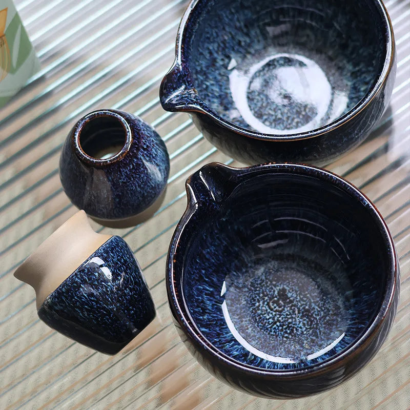 Premium Keramik Matcha Set mit Teeschale und Wischwerkzeugen – Traditionelles Matcha Tee Set für authentische Zeremonien-3