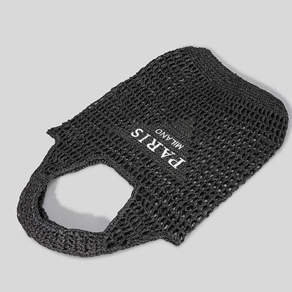 Vivolux | Netzstrohstrick-Strandtasche