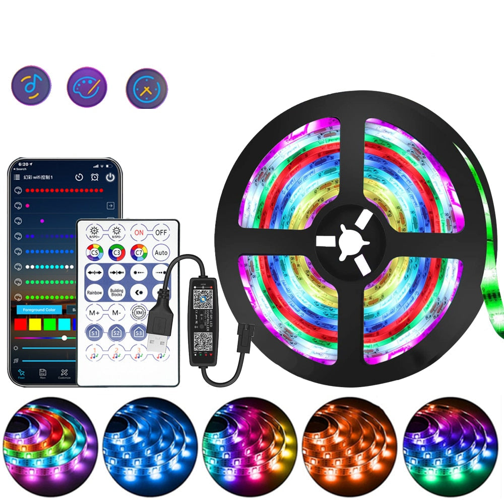 1M-20M RGB LED-Lichtband 5V LED