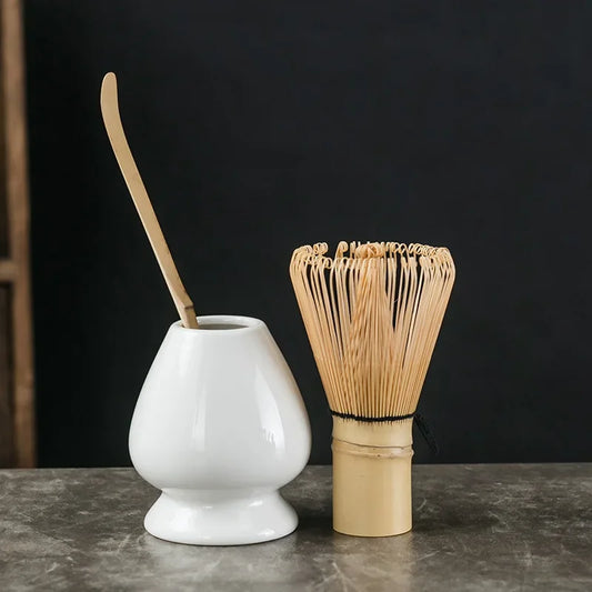 Traditionelles Matcha Tee Set aus Bambus und Keramik – Authentisches Teeerlebnis für Matcha-Liebhaber, Matcha Set Kaufen-1