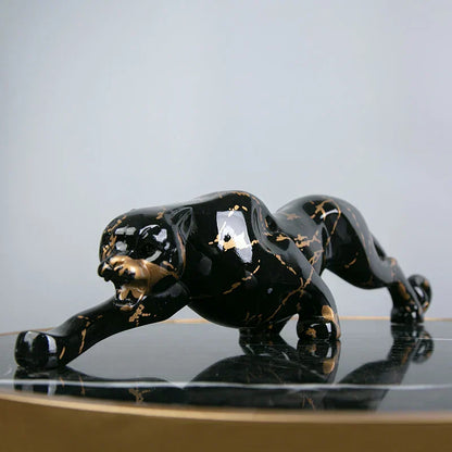 Vivolux | Eleganter Jaguar Steinbildhauer