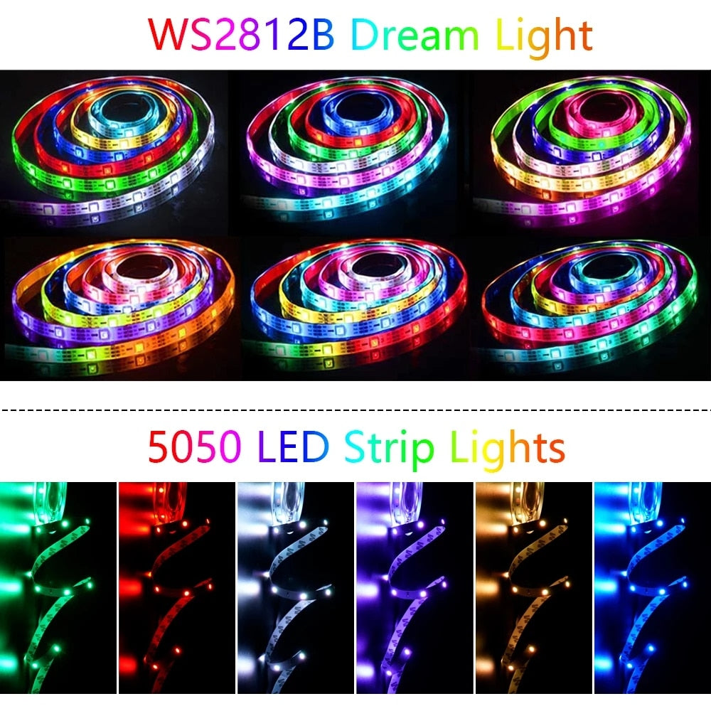 1M-20M RGB LED-Lichtband 5V LED