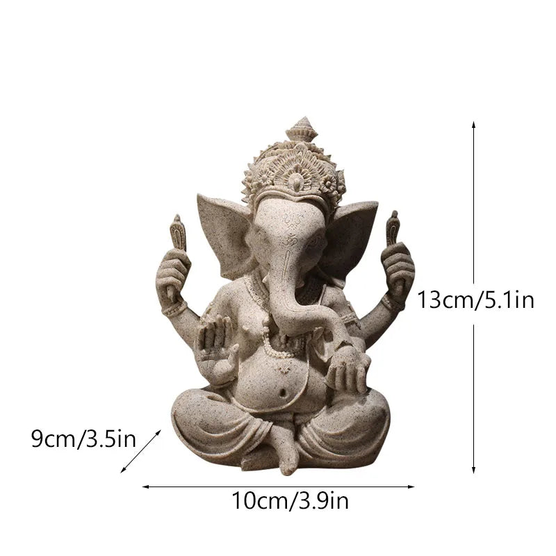 Vivolux | Göttliche Harz Sandstein-Stil Vedic Skulpturen