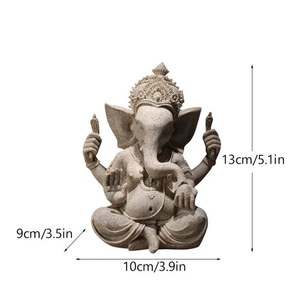 Vivolux | Göttliche Harz Sandstein-Stil Vedic Skulpturen