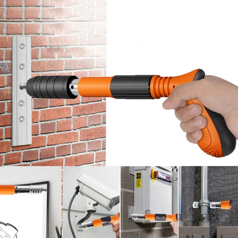 Vivolux | PowerShot Betonnagelpistole | Präzises und Effizientes Nageln für Beton und Stahl