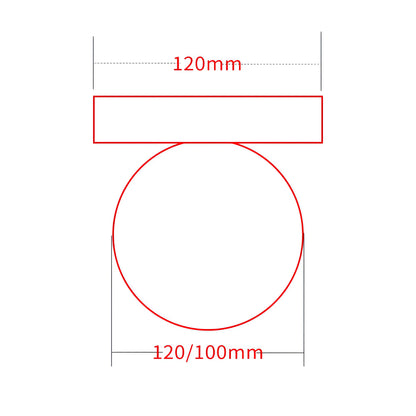 Vivolux | Nereo - Minimalist Farbige Mini Glas Nordische Wandleuchte