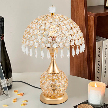 Vivolux | Moderne Kristall Luxus Dekorative Nachttischlampe