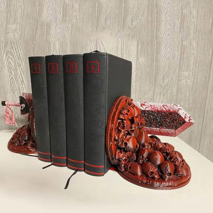 Vivolux | Berserk Buchstützen Wütende Buchstützen Drachenjäger Harz Handwerk Studienkunst Dekoratives Ornament Zuhause Schreibtisch Bücherregal T4z7