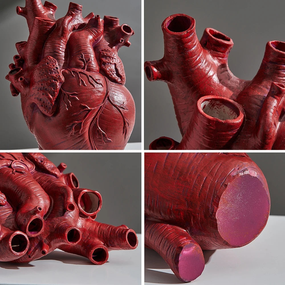 Vivolux | Herz Trocken Pflanzen Kunst Vase