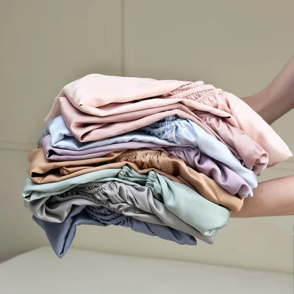 Vivolux | SilkDreams Mulberry Seiden-Bettlaken | Atmungsaktiv | Hypoallergen | Luxuriöse Bettwäsche für Ihr Zuhause