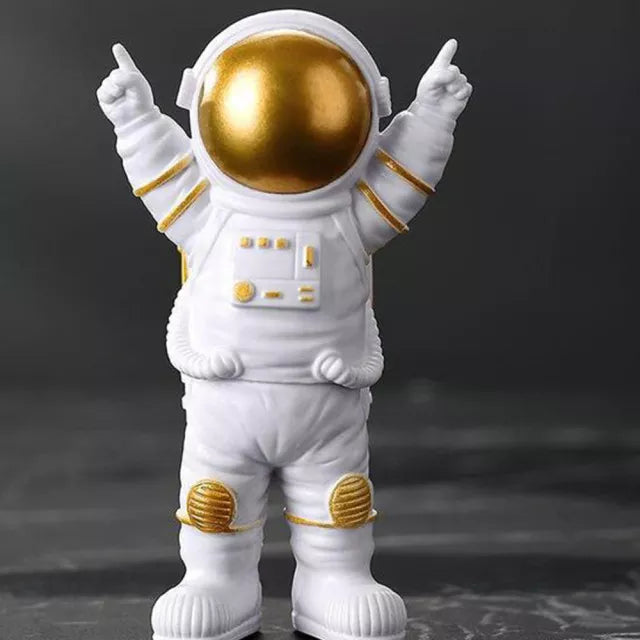 Vivolux | Harz-Astronaut-Figur Statue Raumfahrer Skulptur Pädagogisches Spielzeug Schreibtisch-Dekoration Astronaut-Modell Für Kinder Geschenk