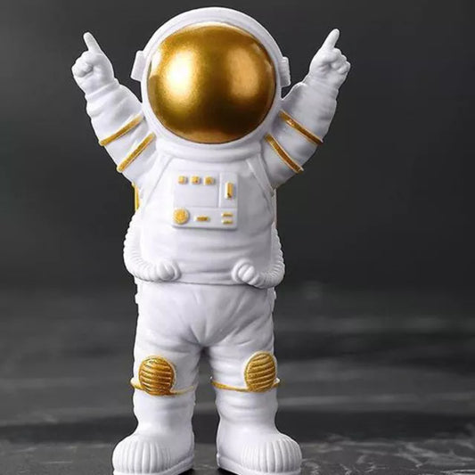 Vivolux | Harz-Astronaut-Figur Statue Raumfahrer Skulptur Pädagogisches Spielzeug Schreibtisch-Dekoration Astronaut-Modell Für Kinder Geschenk