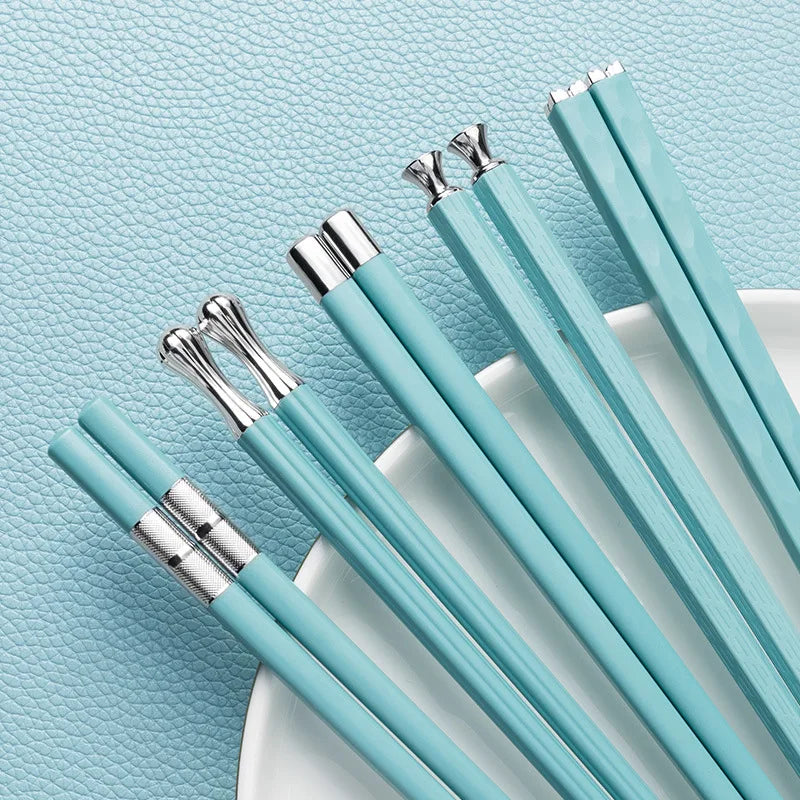 Vivolux | DineLux – Luxuriöses Essstäbchen-Set mit Raffinierten Designs (5 Paar)