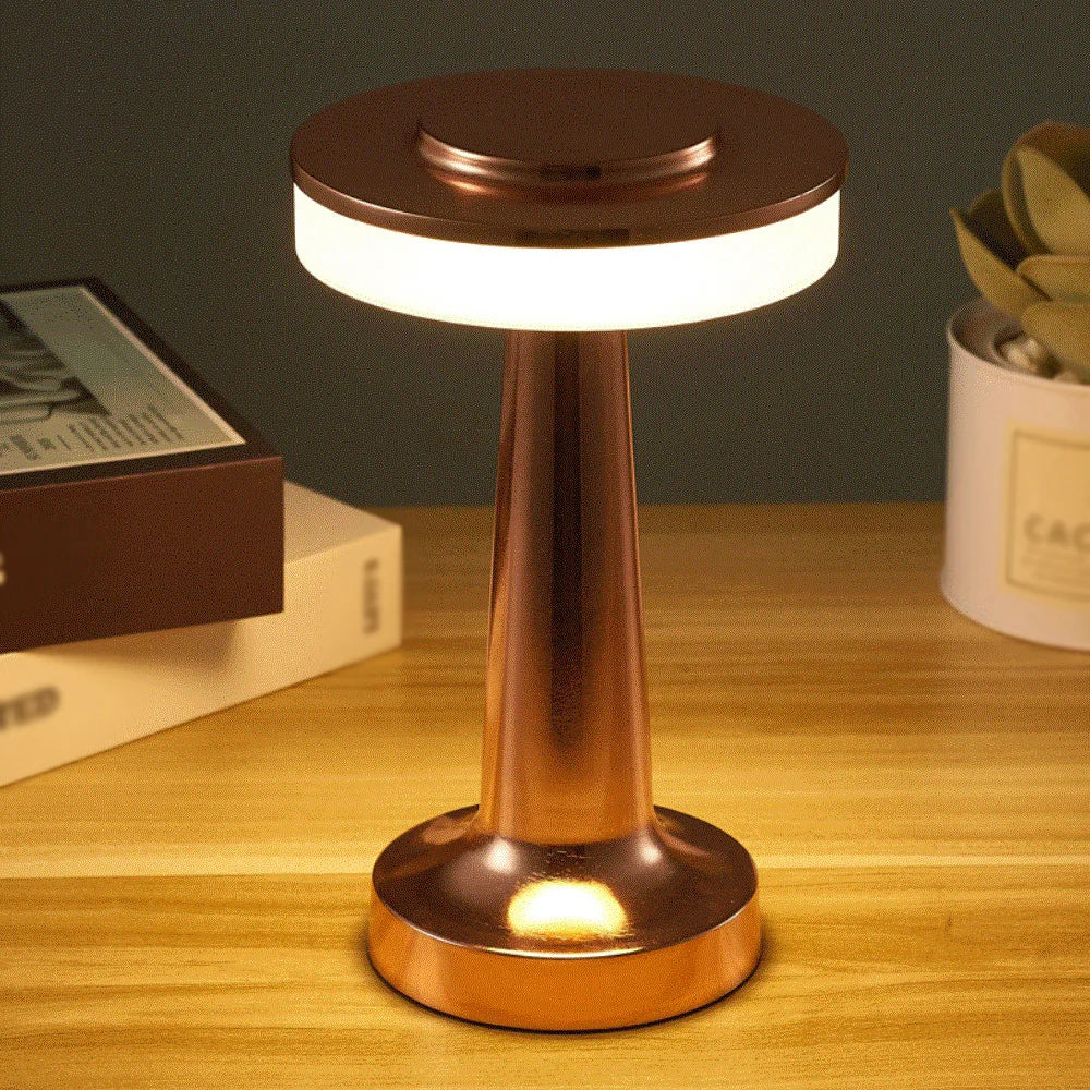 Vivolux | Retro Led Table Lamp Usb Rechargeable Infinitely Dimmable Night Light Camping Light Suitable For Bar Lampbedroom Ambient Light