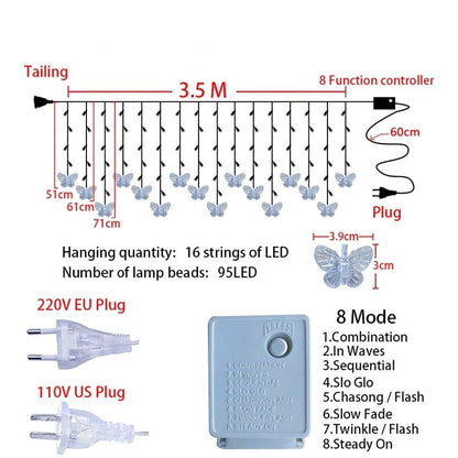 Vivolux | Butterfly LED Vorhanglichter