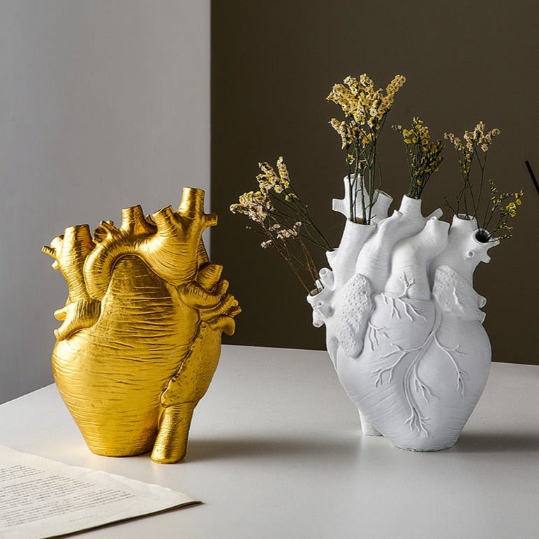 Vivolux | Herz Trocken Pflanzen Kunst Vase