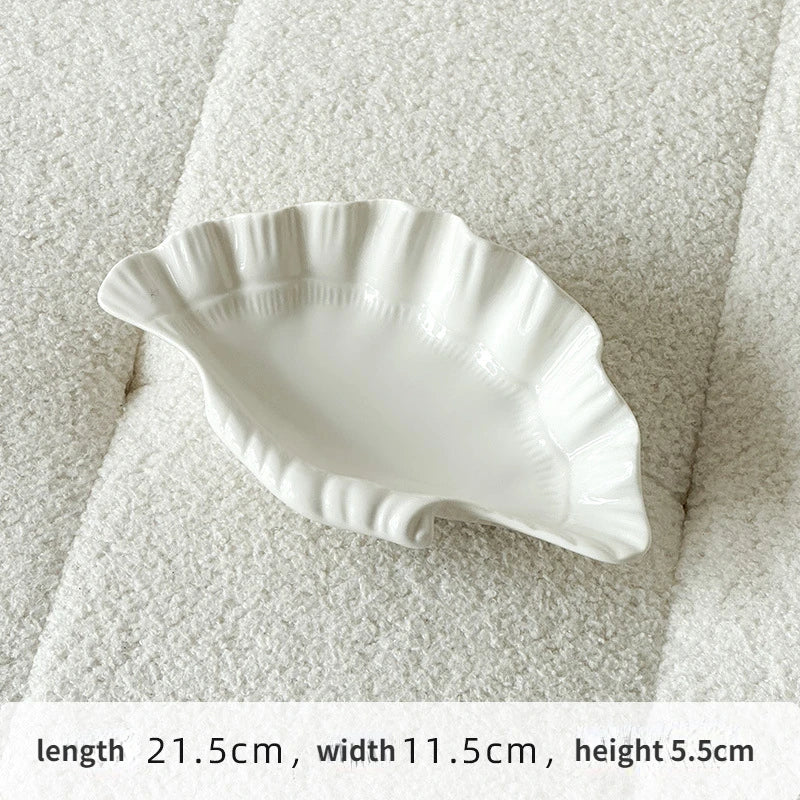 Vivolux | Creme Keramik Muschelteller