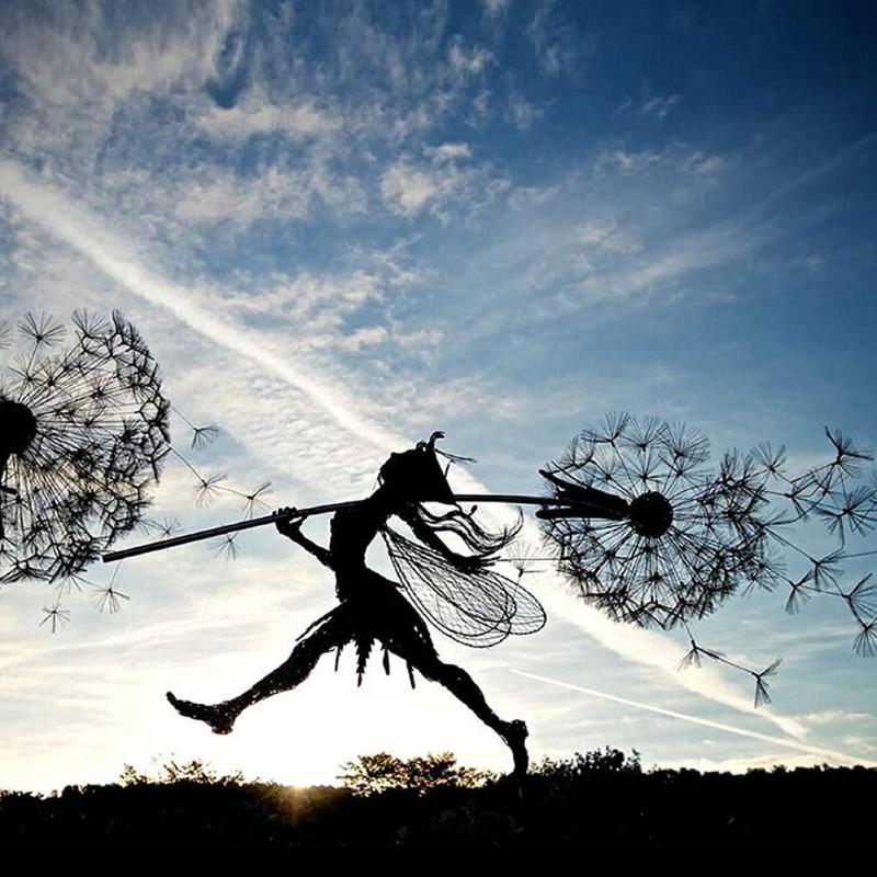 Vivolux | Feen auf einem Milchfaden Kunstskulptur