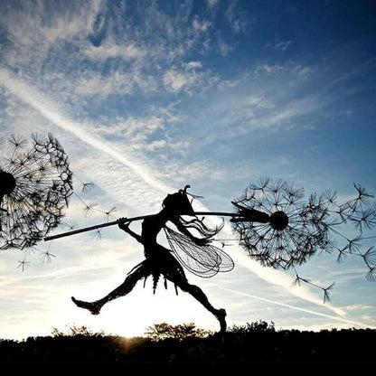 Vivolux | Feen auf einem Milchfaden Kunstskulptur