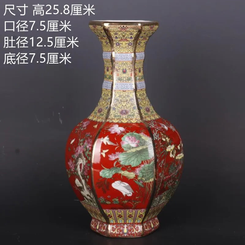 Vivolux | Antiker königlicher chinesischer Porzellanvasen