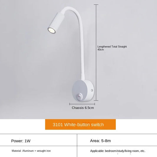 Vivolux | Vielseitige LED-Wandlampe: Modern, Flexibel, Perfekt zum Lesen am Bett