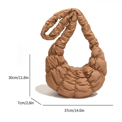 Vivolux | Puff Croissant Schultertasche